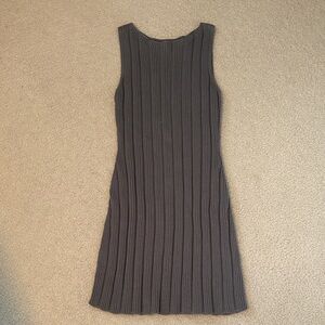Aerie Knit Ribbed Dress Mini